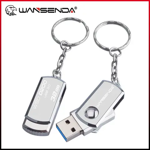 Stainless Steel USB 3.0 Flash Drive WANSENDA