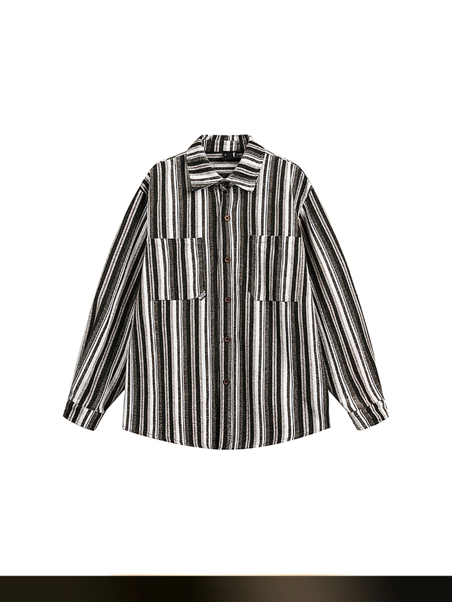 

NTED Men's Retro Patchwork Plaid irt with Large kets Casual Thiened Autumn Outerwear for Couples Cotton Long Sve