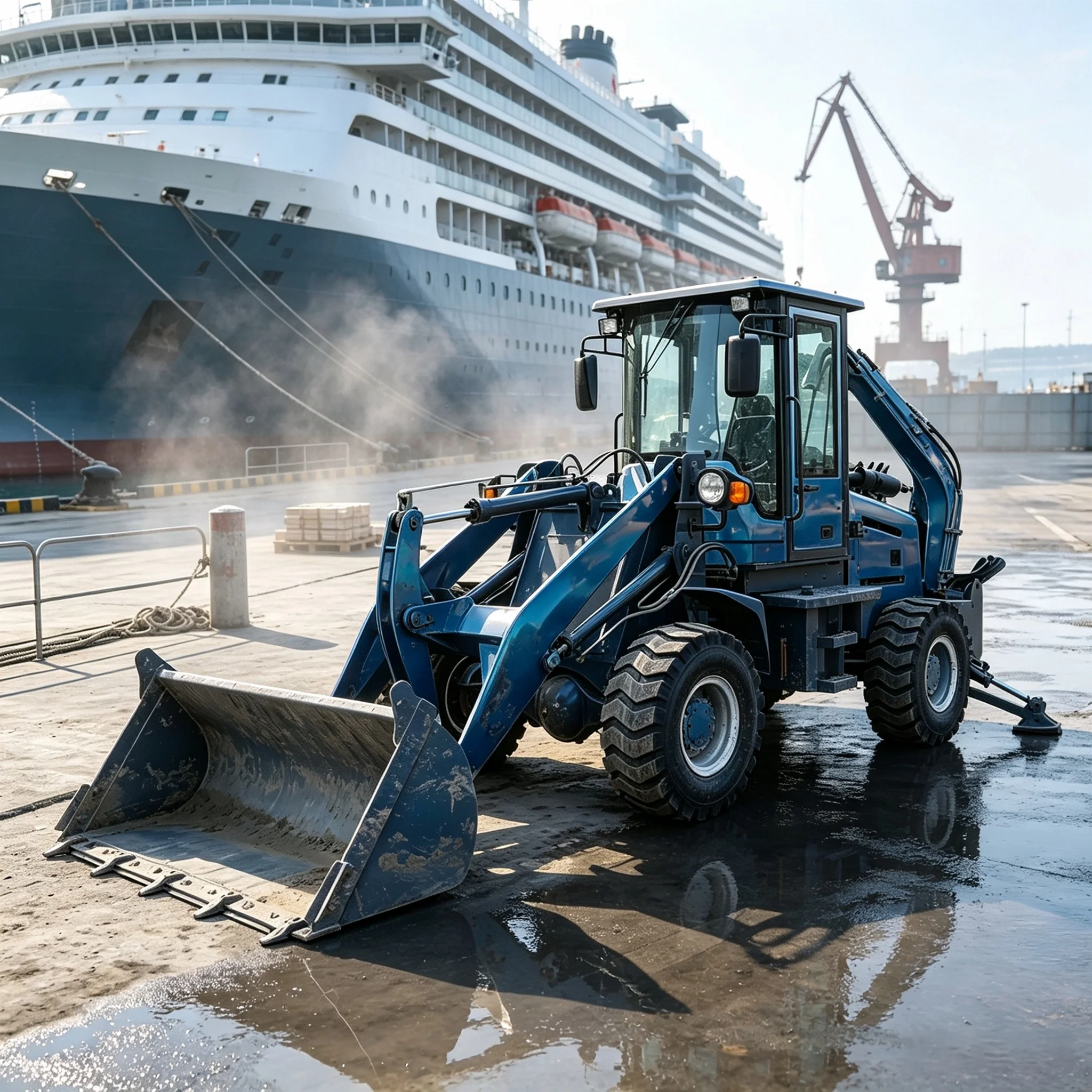Heavy load handling farm grade muddy ground backhoe winter work backhoe all season backhoe loader