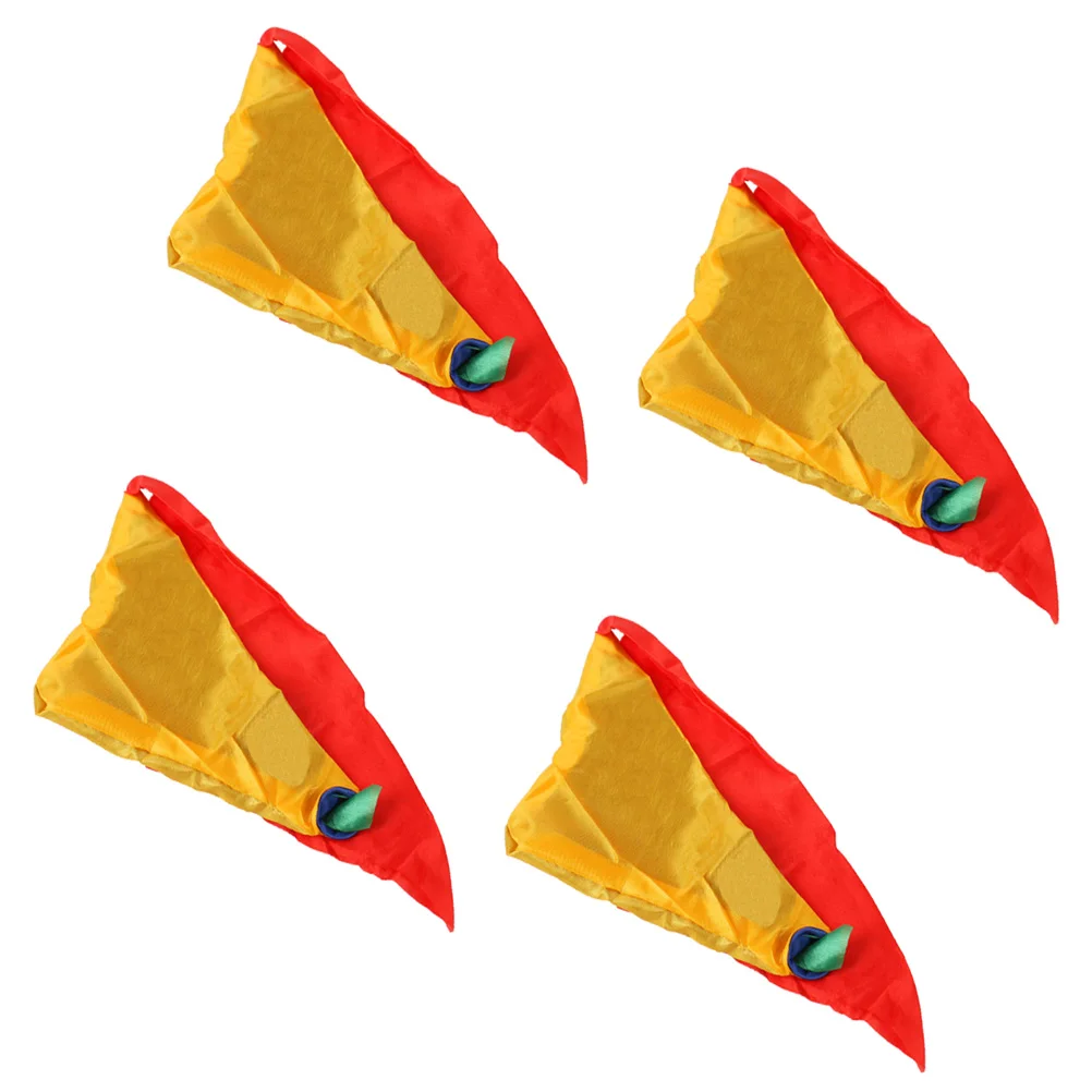 

4 pcs Props Changing Color Scarf Props Trick Scarves Color Silk Piece Tool Bright Colors Easy to Learn Gifts