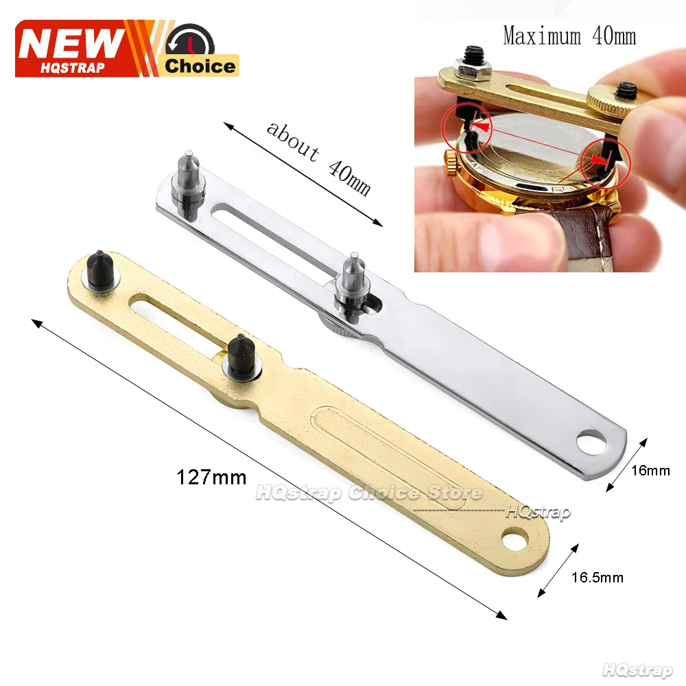 Adjustable Opener Watch Back Case Press Closer Remover Tool Silver Gold for Watchmaker Watch Repair Tools Open-up To 40mm