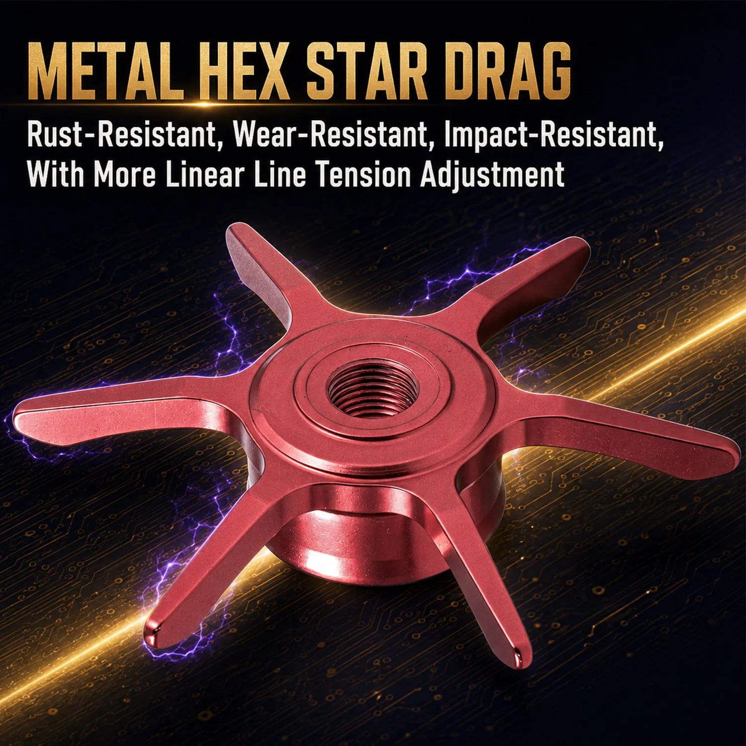 Sougayilang PRO DC Elektronische Baitcasting-Rolle Anti-Backlash 7.2:1 Übersetzungsverhältnis 7+1BB Carbon-Griff Salzwasser-Angelrolle – Detail 10