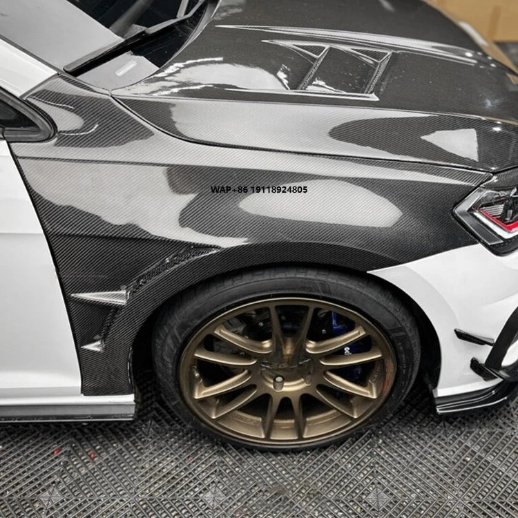 

Mk7.5 Golf 7 Mk7 Gti R Передние боковые вентиляционные крылья из углеродного волокна