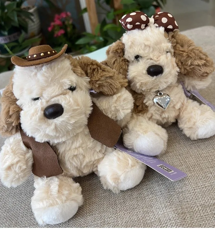 

13 см милая маленькая плюшевая игрушка для собак с длинными ушами, стол сокровищами на ладони, рюкзак, подвесная декоративная кукла, маши для девочек