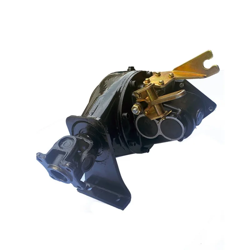 

Four-wheeler hydraulic suspension, rear axle tooth bag disc square plate, transmission shaft gearbox