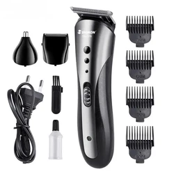 RESUXI-Barbeador Elétrico Multifuncional Doméstico, 3 em 1 Clipper de Cabelo, Push Nose Hair Trimmer, SH-1976