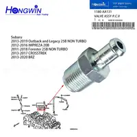 1/5 Uds 11810AA130 válvula PCV de ventilación positiva del cárter 11810AA131 para Subaru Outback y Legacy 25B NO TURBO IMPREZA 20B