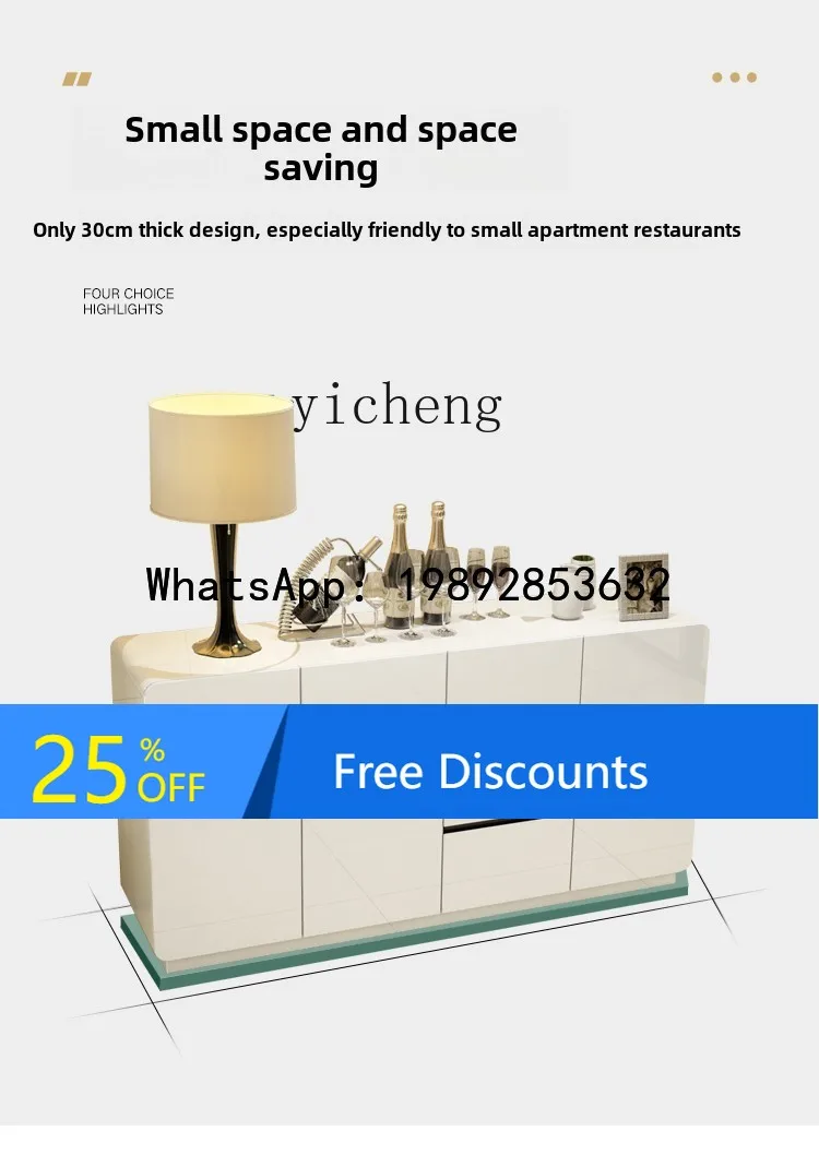 simple modern kitchen storage locker living room tea cabinet dining room household cupboard large capacity