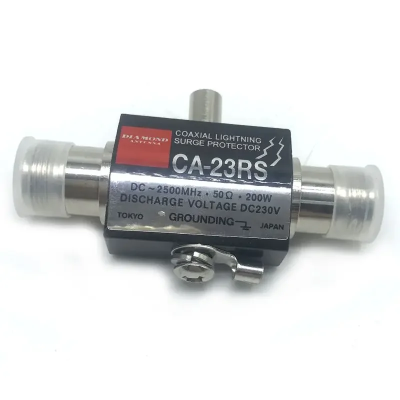 Diamond CA-23RS Lightning Arrestor N Female Plug to N Female Connector Coaxial 0-2.5GHZ 200W 50ohm DC-2500MHz Protector Arrester