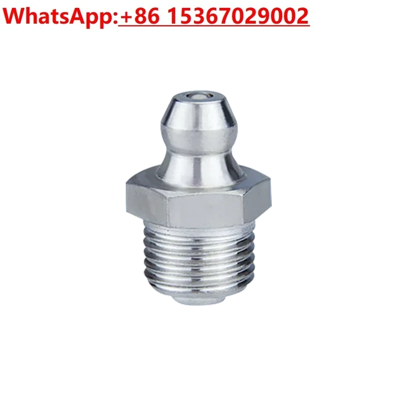 20Pcs butter nozzle head oil gun universal high pressure nickel plated butter nozzle m6m8m10 excavator butter nozzle