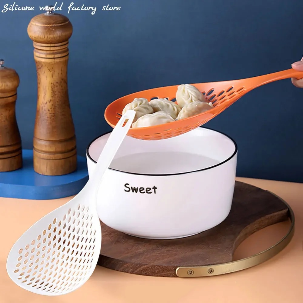 1 pc Large Capacity Spoon Withstand High Temperature Hung Dumplings Leaking Net Not Easy To Deform Kitchen Supplies image 2