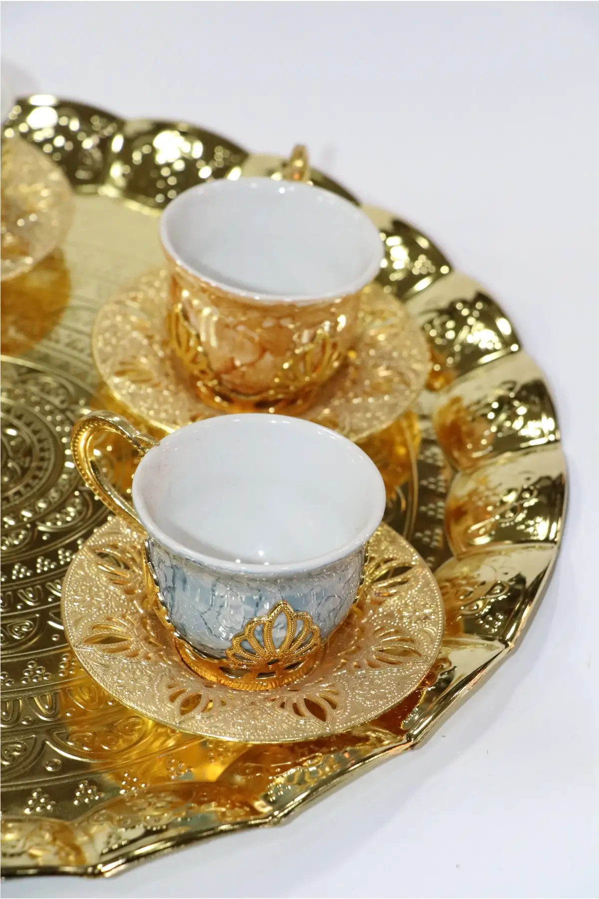 

Cup set 5 pcs Cooper Luxury Cups with tray