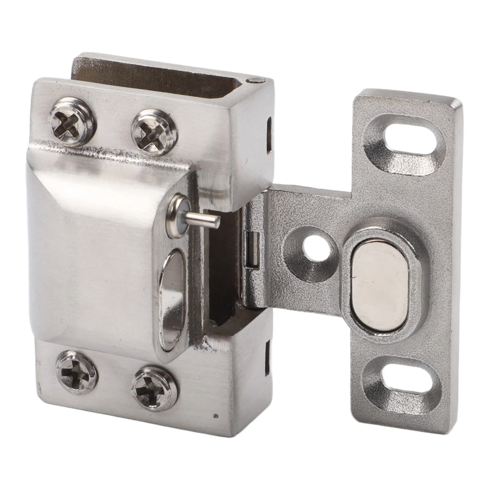 Hydraulic Glass Door Hinge with U-Shaped Clip No Punching Needed Soft Closing Mechanism for Frameless Glass Doors
