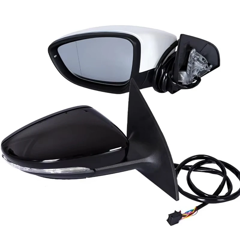 Auto Left Right Heated Fold Turn Signal 6 9 13 Wires Side Mirror Assembly for VW Scirocco 2009 2010 2011 2012 2013 2014-2018
