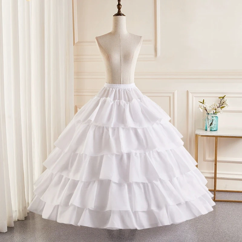 AnXin SH princess Wedding Dress Brace Various Enlarge white ruffles petticoat bustle underskirt Adjustable Dress black pannier