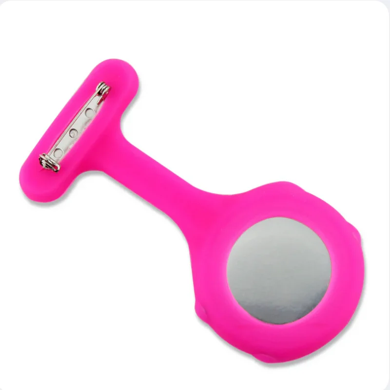 الرقمية سيليكون ممرضة ساعة متعددة الوظائف إنذار ساعة توقيت موضة المرأة بروش دبوس فوب ساعة جيب Montres Infirmieres #5