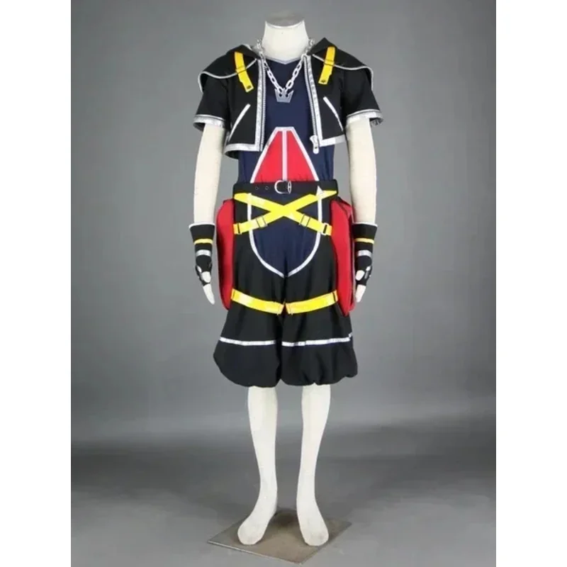 Anime - Disfraz de cosplay Kingdom Hearts 2 Sora con collar 11v;2,r'6;t.