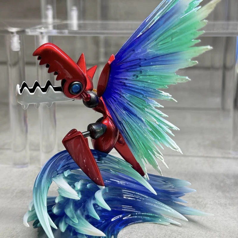 PokéMon Bkm Mega Scizor Anime Figuur Pop Model Gk Trendy Speelgoed Ornamenten Actie Pop Collectible Pvc Kinderen Verjaardagscadeautjes
