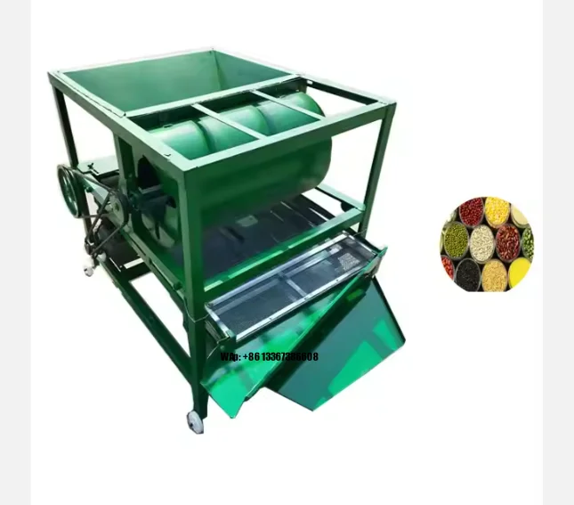 Automatic Farming Processing Grain Sorting Soybean Seed Cleaner Vibration Screening Machine Grains Sieving Machine