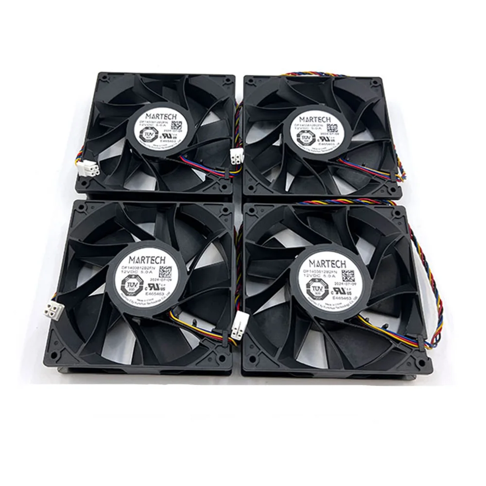 Antminer Cooling Fan Martech 7000RPM Cooling Fan 140mm 12VDC 5A Use For Antminer S21XP S21pro S21+ Dissipate Heat Quickly