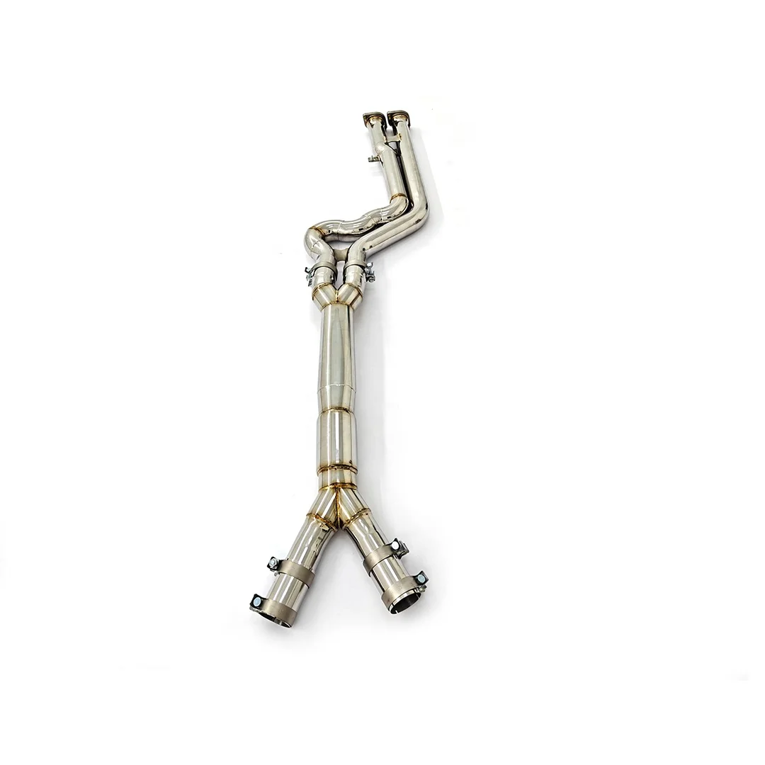 CSZ Stainless Steel Exhaust Midpipe for BMW X3M X4M F97 F98 3.0 Exhaust Pipe with Resonator