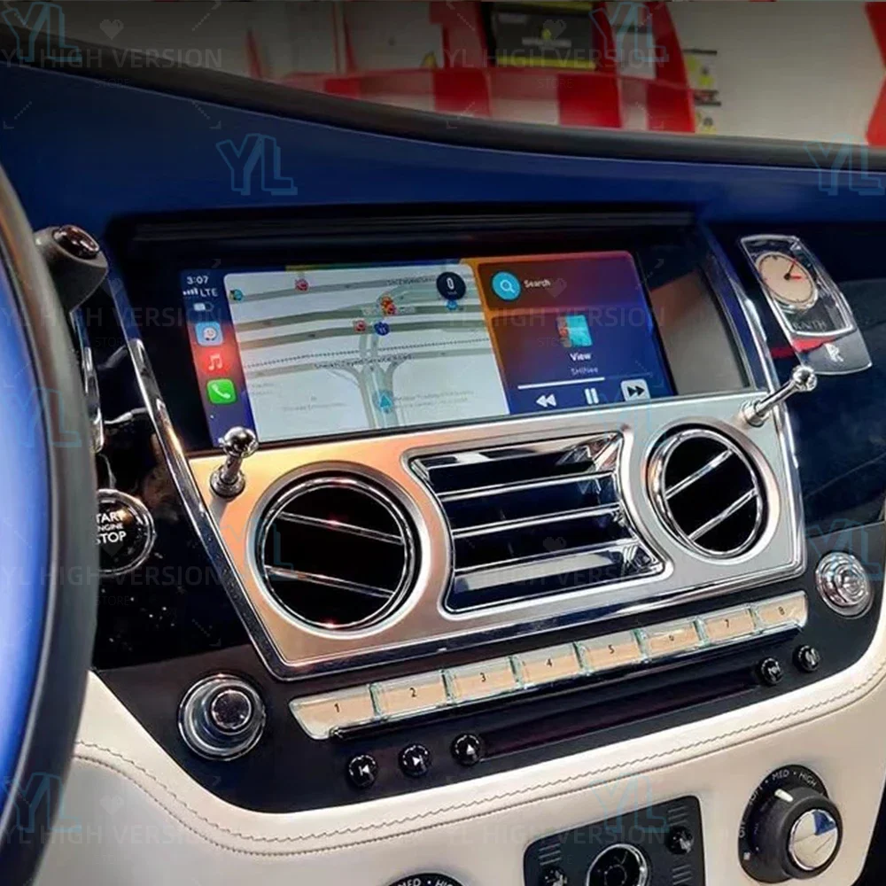 

NPL Android 14 CarPlay Автомобильный мультимедиа для Rolls Royce Ghost Wraith 2013-2018/Saffec 2015-2018 GPS Автомобильный радиоприемник Стерео Видео BT