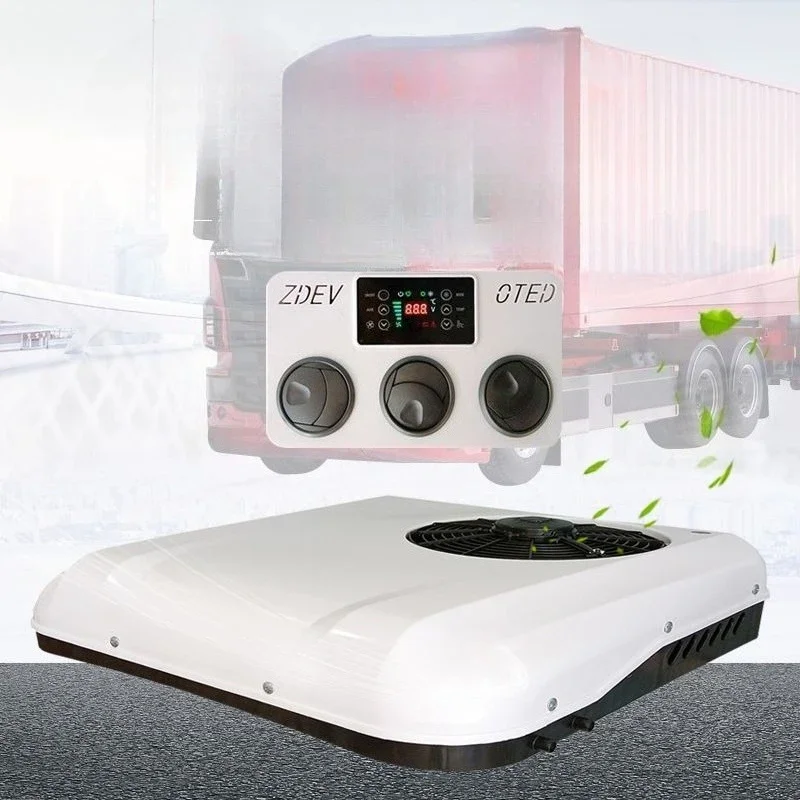 12/24V Heating And Cooling Truck Overhead Car Air Conditioner  Top-Mounted Parking Air Conditioner Integrated Machine