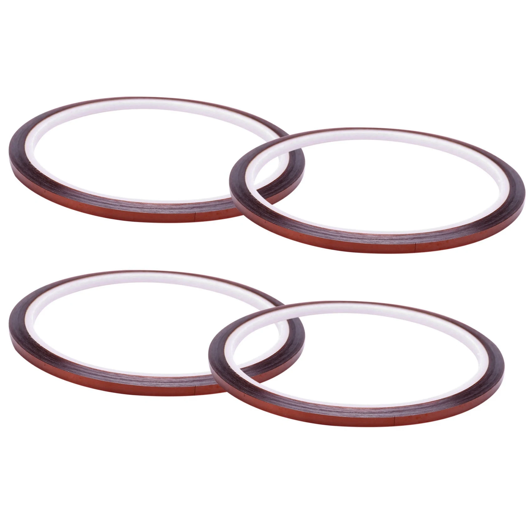 A27F-30 Rolls 33Mx3mm Heat Resistant Heat Temperature Adhesive Tape Sublimation Mug Tape,Brown Color