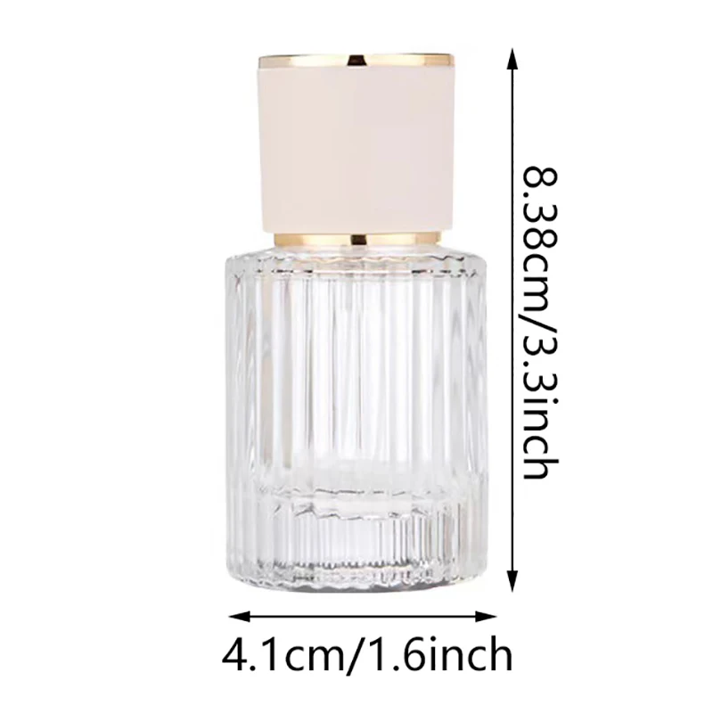 럭셔리 유리 무화기 향수병, 유리 튜브, 향수 서브 보틀링 모이스처라이징 스프레이 병, 리필 가능한 병, 30ml