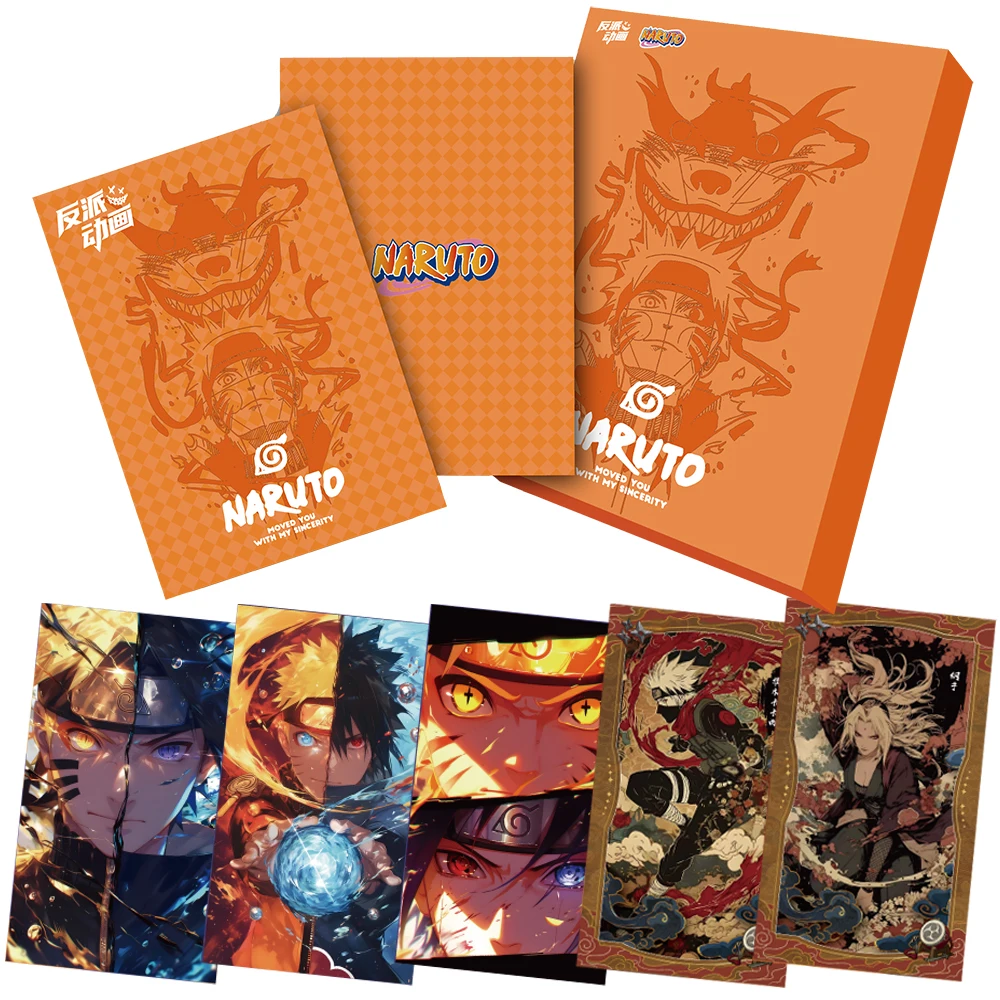 Naruto Collection Card Youth Battle Anime Handsome Protagonist Creative Color Paper Card Boys and Girls Hobbies Gifts Fun Toys