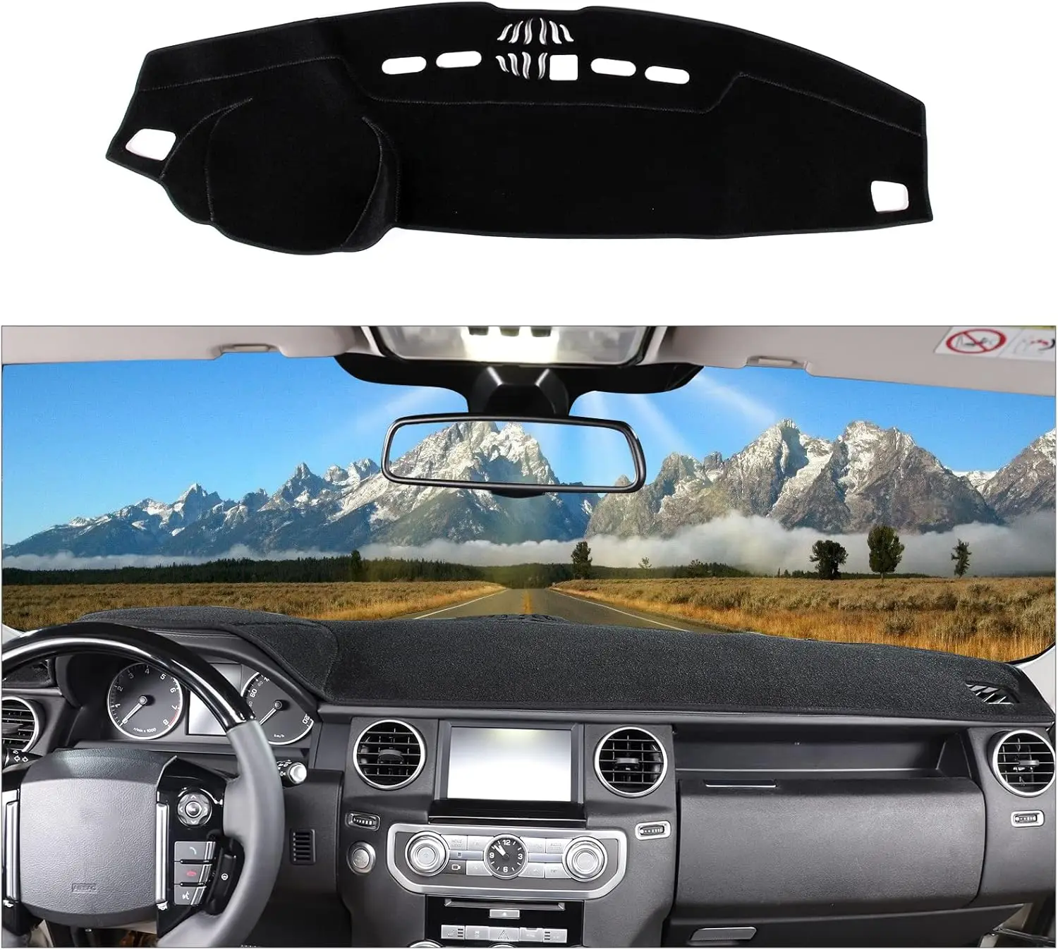 

LHD Anti-sun Car Dashboard Dashmat Pad For Land Rover Range Rover Sport L320 Discovery 3 4 2003-2016 Console Dash Sunshade Mat