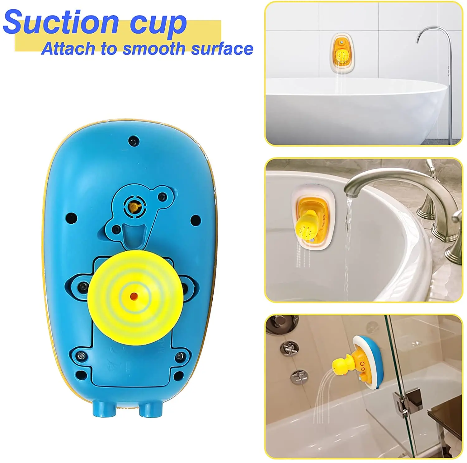 Jouets de Bain Électrique en Forme de Canard pour Enfant, Jeu d'Eau, Douche pour Bébé, Pulvérisation d'Eau, Baignade