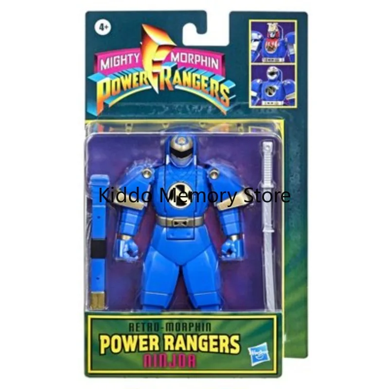 Hasbro Power Rangers Season3 Ninjor Retro‑Morphin Flip‑Head Transform Robot Vintage Action Figure Toy For Retro Toy Collection