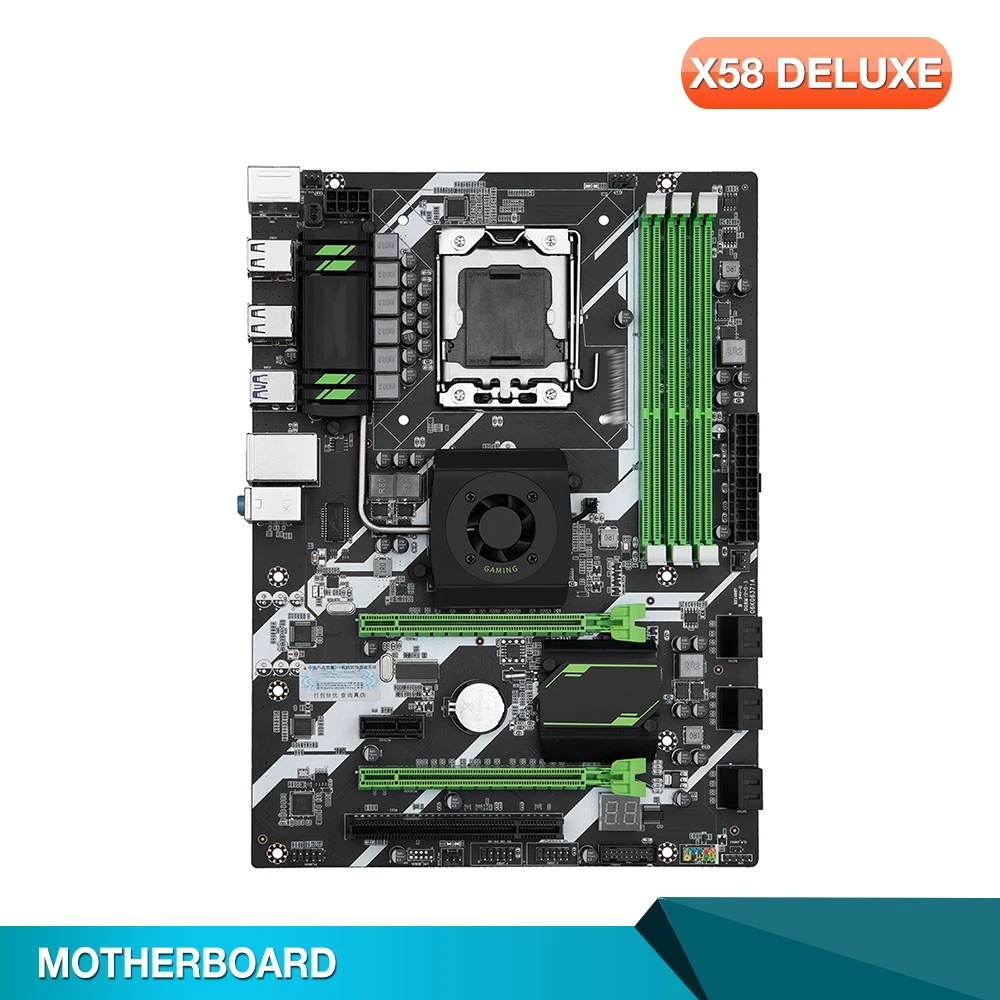 

Материнская плата для HUANANZHI X58 DELUXE X58 LGA 1366 DDR3 1066 48 ГБ ATX