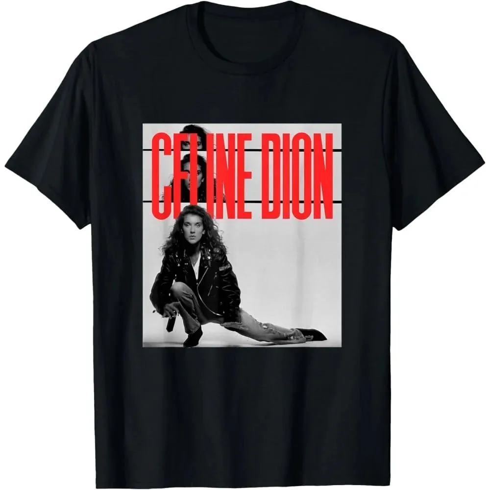 Celine Dion Metal Funny Large Printed Cotton Men's Fashion T-Shirt Short Sleeve T-Shirts Titanic Movie Hipster Unisex Tops