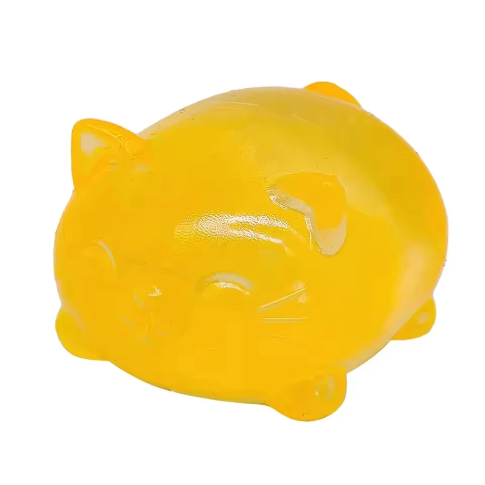 Mini Leuke Kat Vorm Needoh Squishy Maltose Decompressie Speelgoed Niet-giftig Fun Tool Drukverlichting Volwassenen Kinderen Verjaardagsfeestje Cadeau