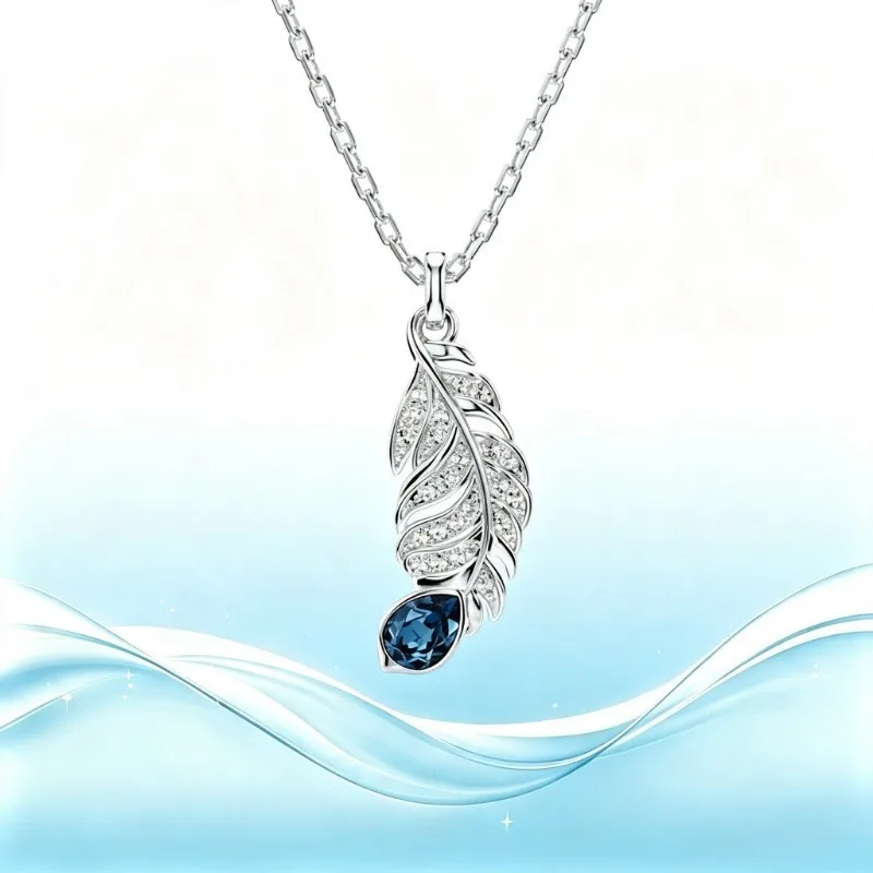 Luxury Fine Women Swan Necklace with Inlaid Shiny Cubic Zirconia, Silver Tone Durable Chain, High-reflection Crystal Pendant, Elegant Ornament for Party Wedding, Surprise Gift for Her