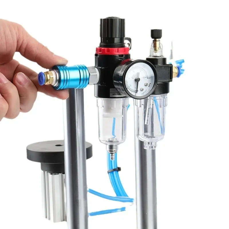 Perfume Oral Liquid Aluminum Cap Sealing Machine Spray Head Sealing Machine Pneumatic Xilin Bottle Ampoule Capping Machine