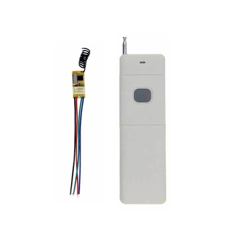 

DC3.7V 5V 9V 12V Wide Voltage Micro Remote Control Switch Battery Power Led Light Computer Module On And Off Wireless Controller