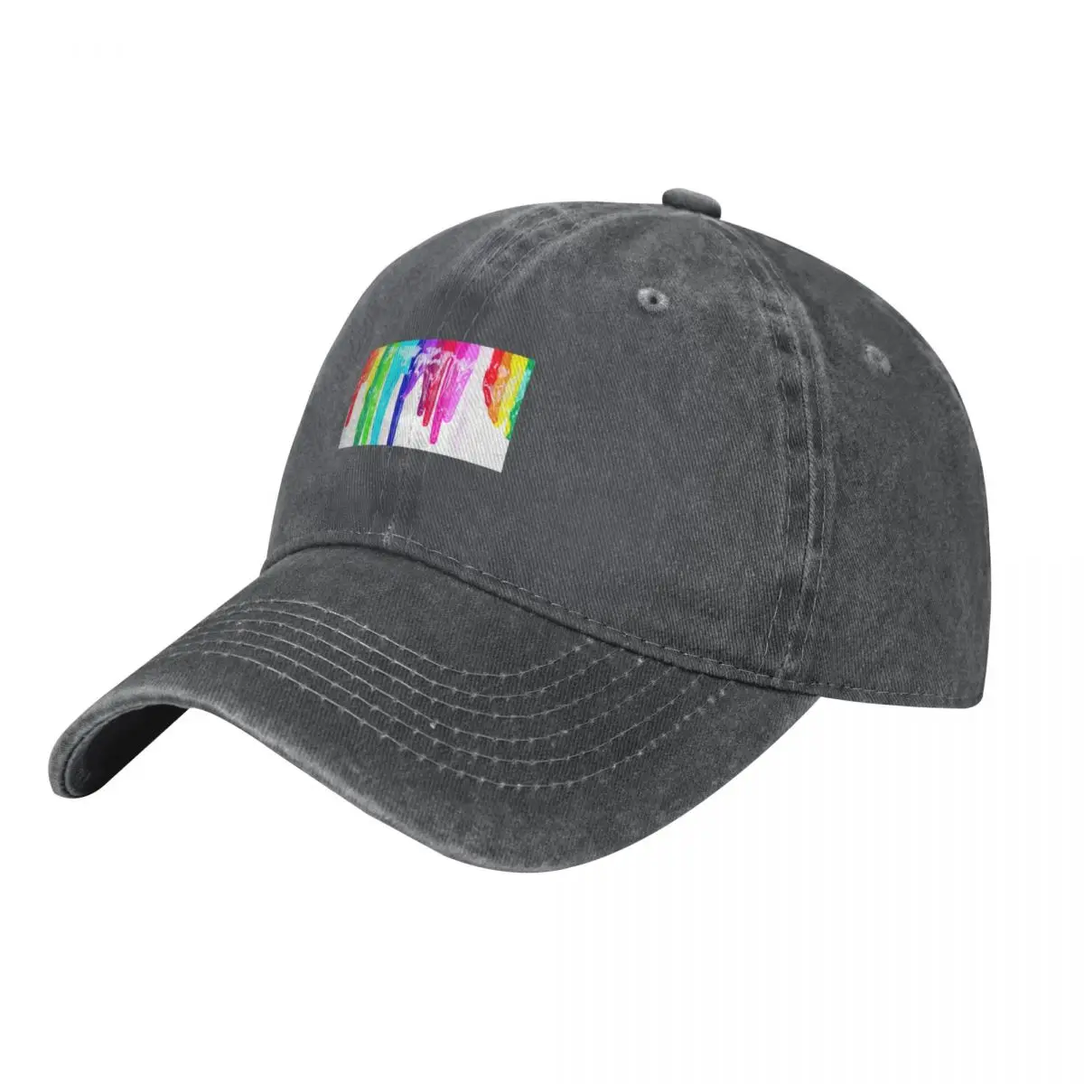 Multicolored paint drippings Baseball Cap Golf Wear Beach Outing Man Women's