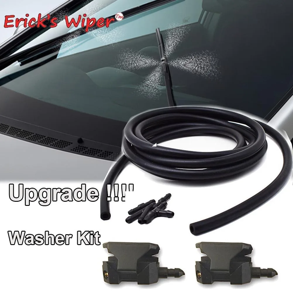 

Erick's Wiper 9Pcs Front Windscreen Arm Washer Nozzle Jets 4 Way Check Valve Tube Pipe Hose For Renault Espace 3 Avantime Enviro