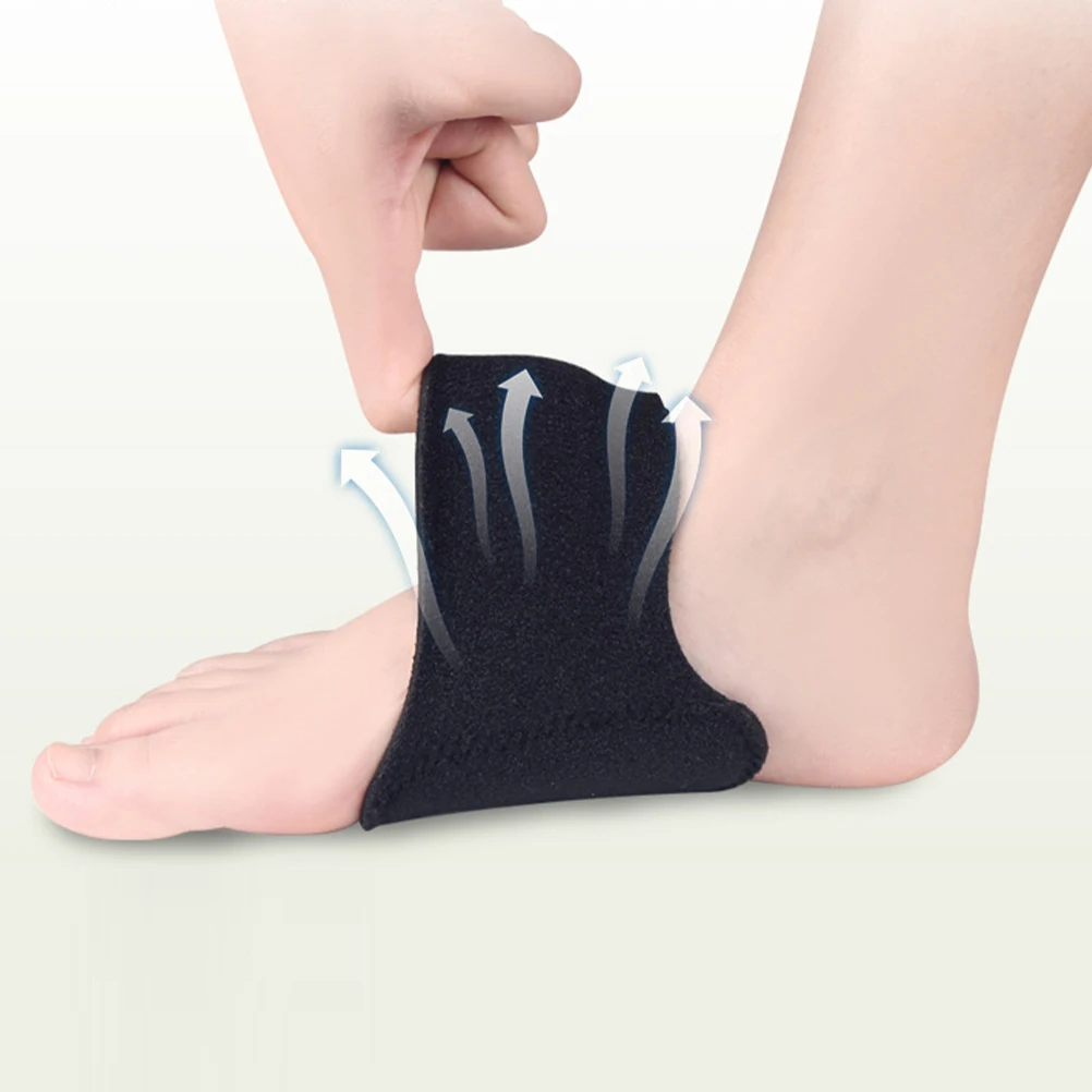 

2 Pairs Durable Arch Support Socks Shock Absorption Foot Arch Support Brace Flats Foot Inserts Metatarsal Support Foot Tools