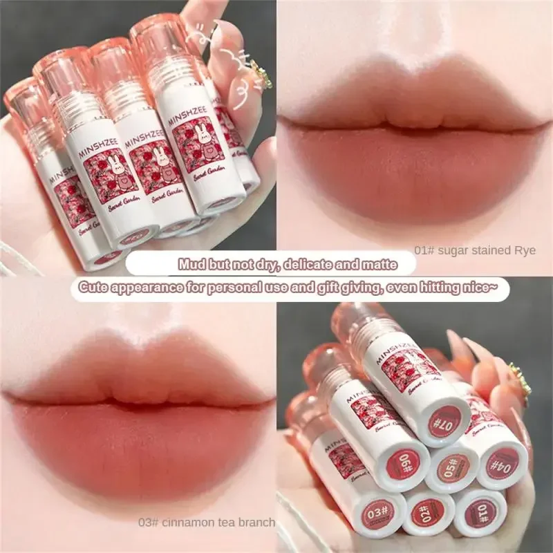 

Heallor 1pcs Matte Lip Gloss Waterproof Easy To Wear Velvet Rose Red Brown Lip Mud Nude Lasting Liquid Lips Makeup Cosmetic 10 C