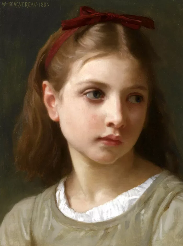 

Portrait of ancient girl ,Art Picture Print Silk Poster Living Room Decor, Home Wall