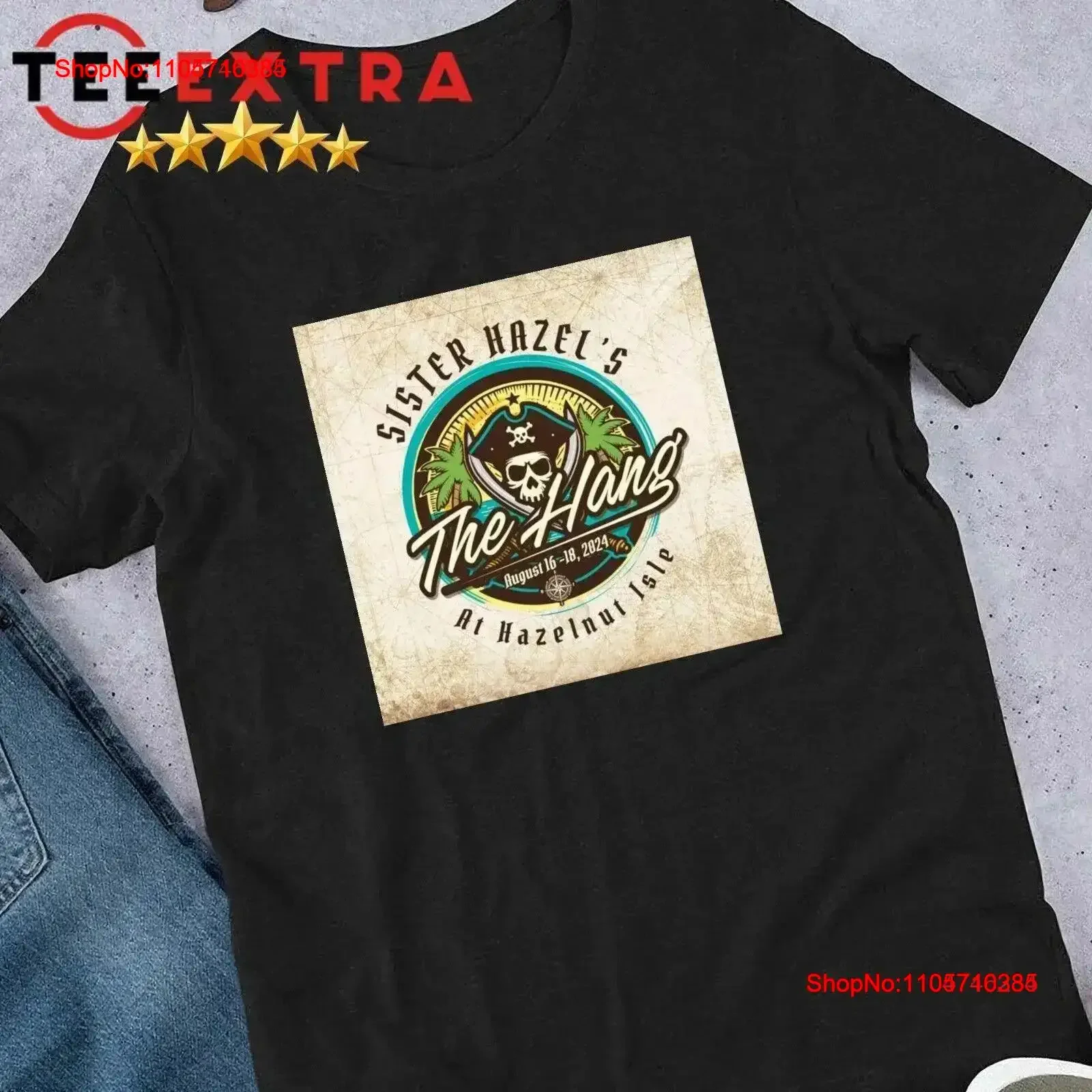 Sister Hazel Announces 18th For Fan T Shirt vintage Washed graphic Versatile fashion streetwear Stretched Casual Stylish Soft