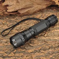 Banggood Aluminum Alloy WF-501B 800Lum XM-L T6 1 Mode or 5 Mode White Light LED Torch 18650 WF501B 501B Flashlight