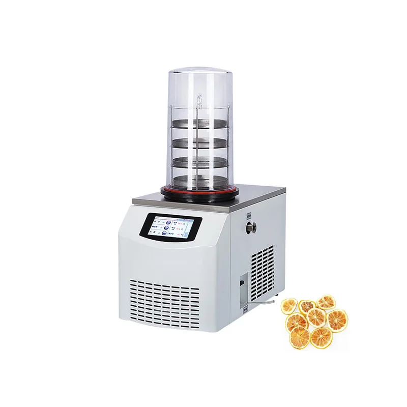 Small Homemade Lyophilizer Desktop Home Use Mini Fruit Lemon Juice And Vegetable Freeze Dryer Machine