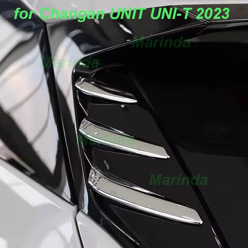 

Car Rear Window Sequin Trim for Changan UNIT UNI-T 2023 Protective Cover Decorative Chromium Trim Exterior Accessories