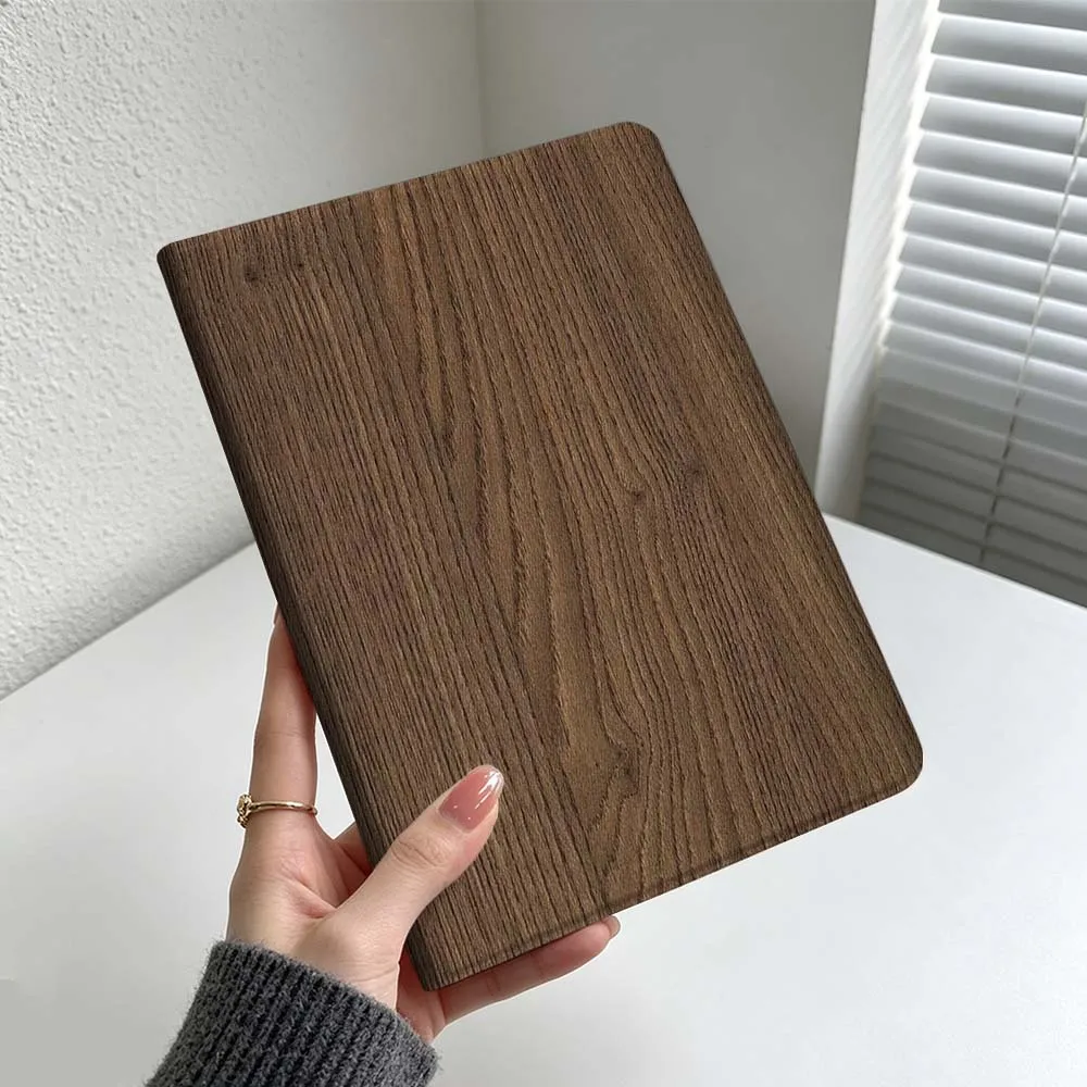Luxurious Wood Grain Pattern Cover For Samsung Galaxy Tab S11 S10 S9 S8 S7 S6 A11 A9 A8 Lite FE Plus Soft Inch Tablet Case