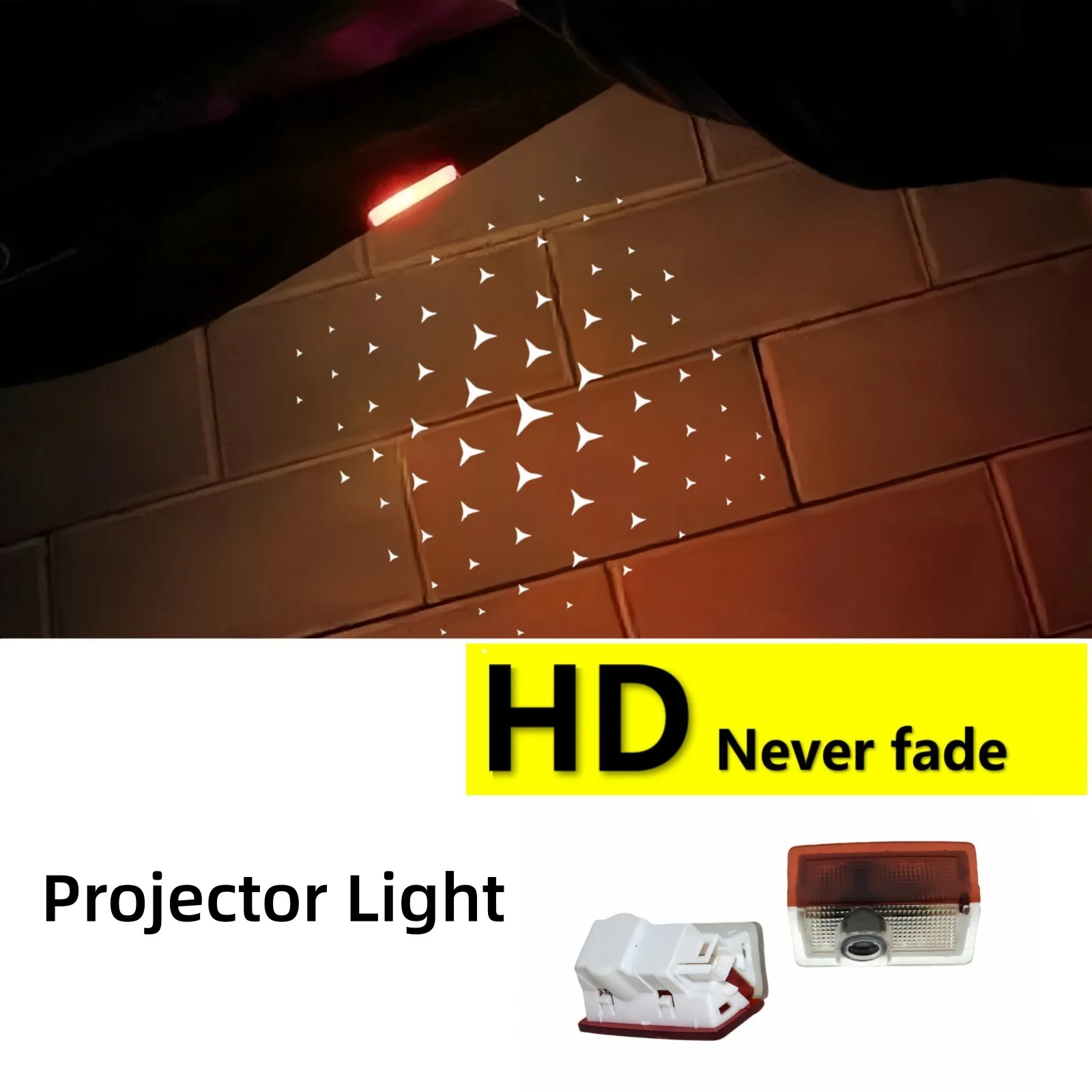 HD 2X LED-Autotür-Projektorleuchte für Mercedes Benz W176 W177 W246 W205 W212 W213 W166 W167 X166 H247 X156 X253 C253 X167 X247